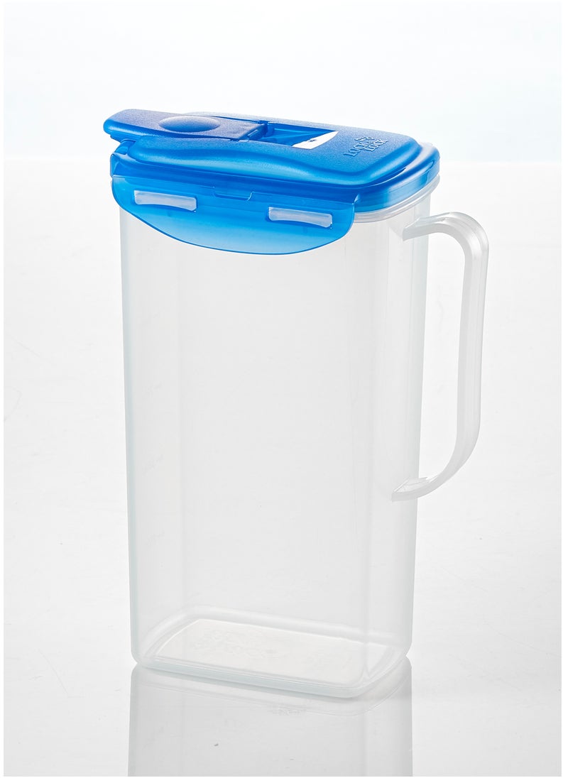 LOCK & LOCK LocknLock 2L Fridge Door Jug with Resealable Flip-Top - Airtight, BPA-Free, Microwave, Freezer, and Dishwasher Safe  - Image 5