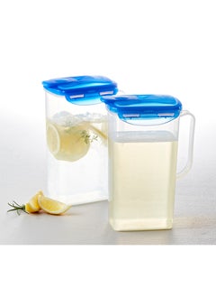 LOCK & LOCK LocknLock 2L Fridge Door Jug with Resealable Flip-Top - Airtight, BPA-Free, Microwave, Freezer, and Dishwasher Safe  - Image 4