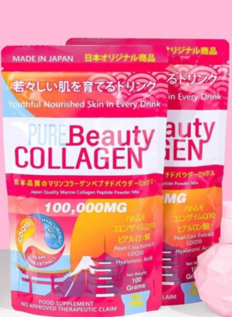 بيور بيوتي كولاجين الجمال النقي100جرام - Image 3