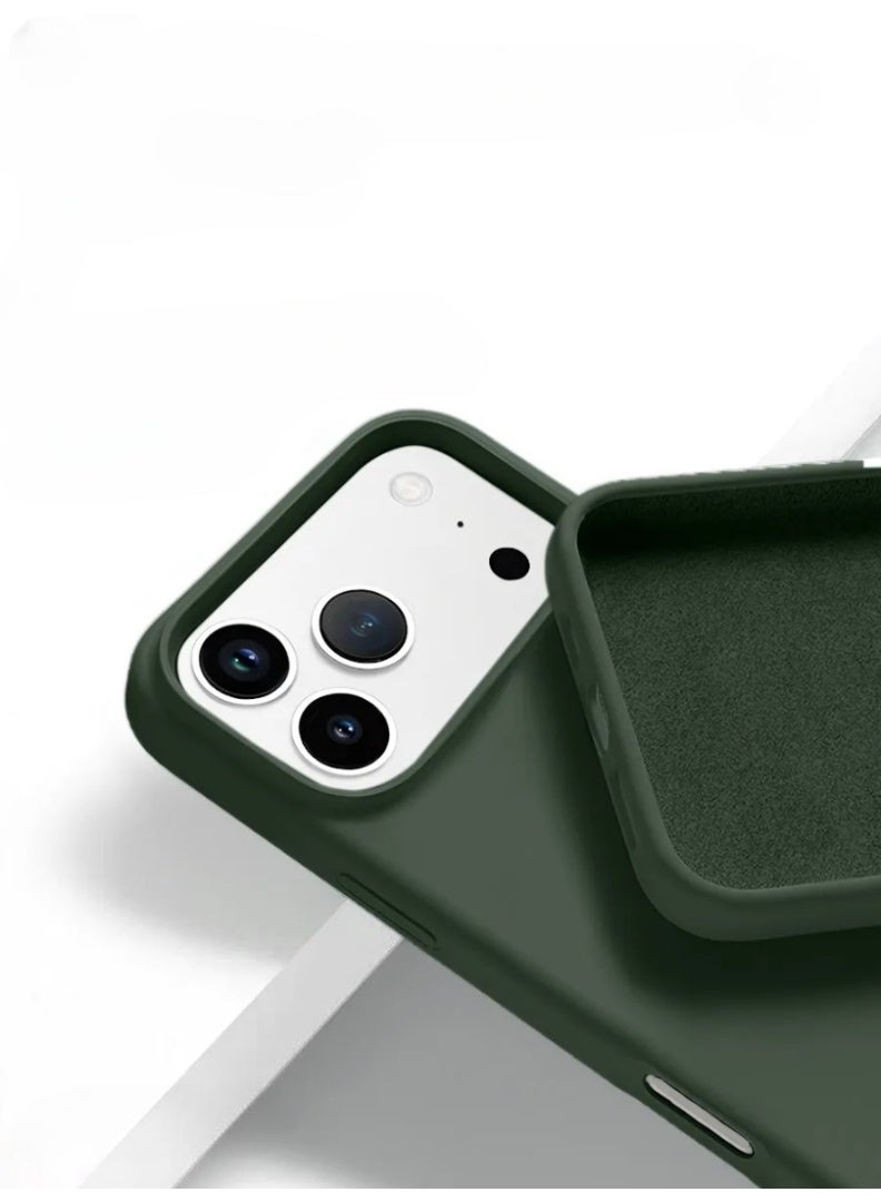 iPhone 17 Pro Case Silky Soft Touch Full-Body Protection  Cover For iPhone 17 Pro Anti-Scratch Shockproof Phone Case with Microfiber Lining Cover For iPhone 17 Pro - Image 3