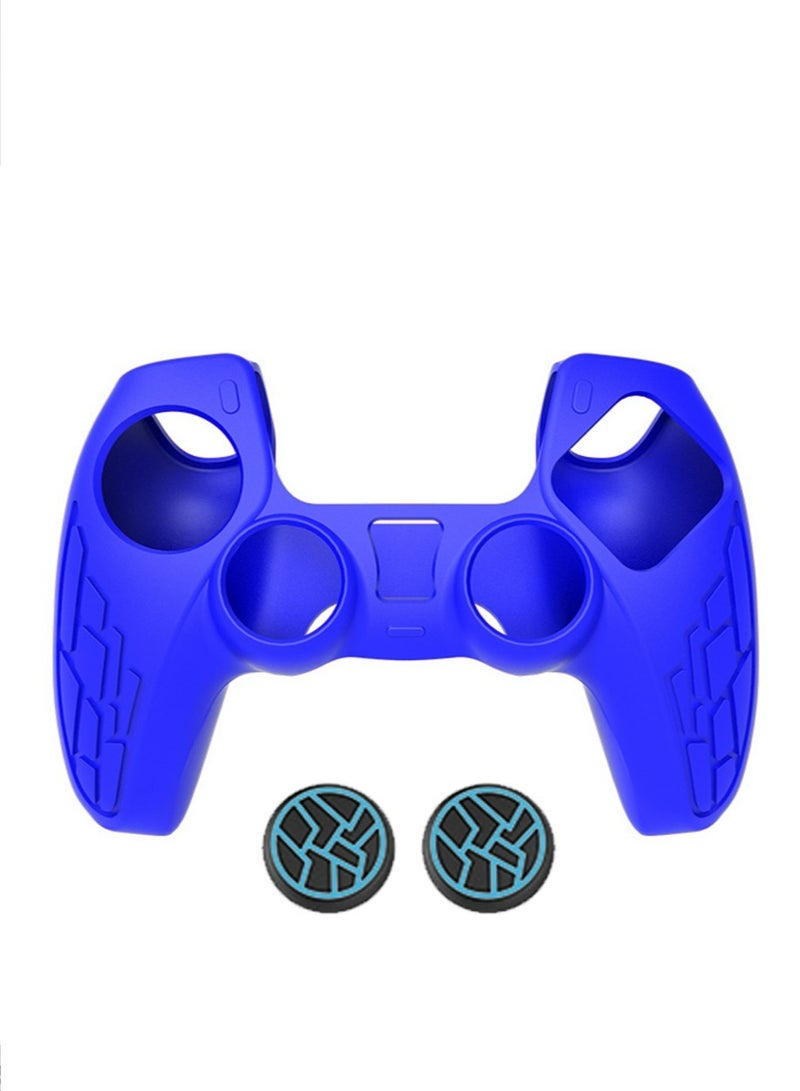 IINE Sony 5  Technological Texture Design PS5 Controller Skin Anti-Slip Silicone Skin Protective Cover Case for Playstation 5 DualSense Wireless Controller with Thumb Grip Caps Acessories - Image 1
