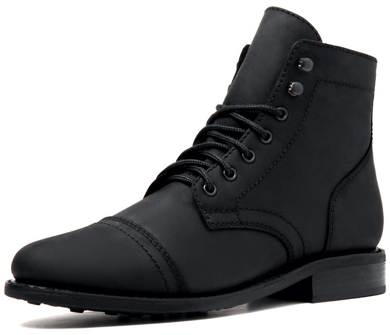 Thursday Boot Company Captain Men's Lace-up Boot, Black Matte, 8.5 - Image 1