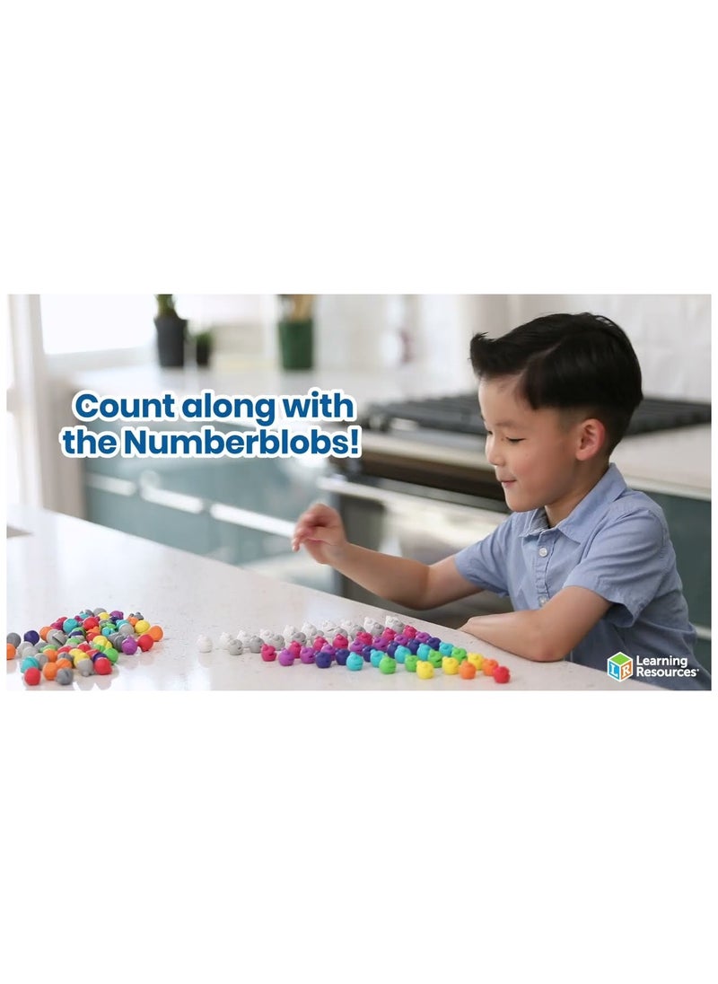 LEARNING RESOURSES Number blocks Number blob Counting Set, Educational Math Manipulatives, Numbers for Toddlers, Preschool Learning Toys, Ages 3+  - Image 2