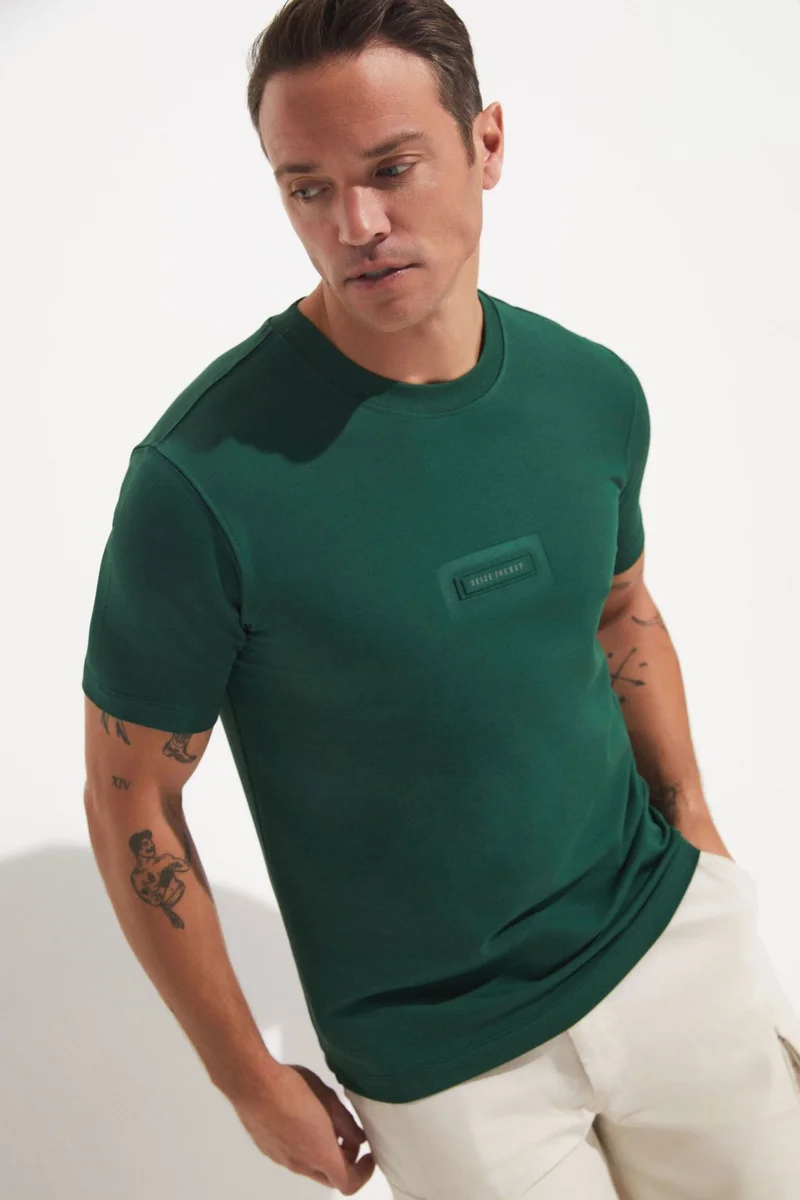 JUNE Men's Regular Fit Crew Neck T-Shirt