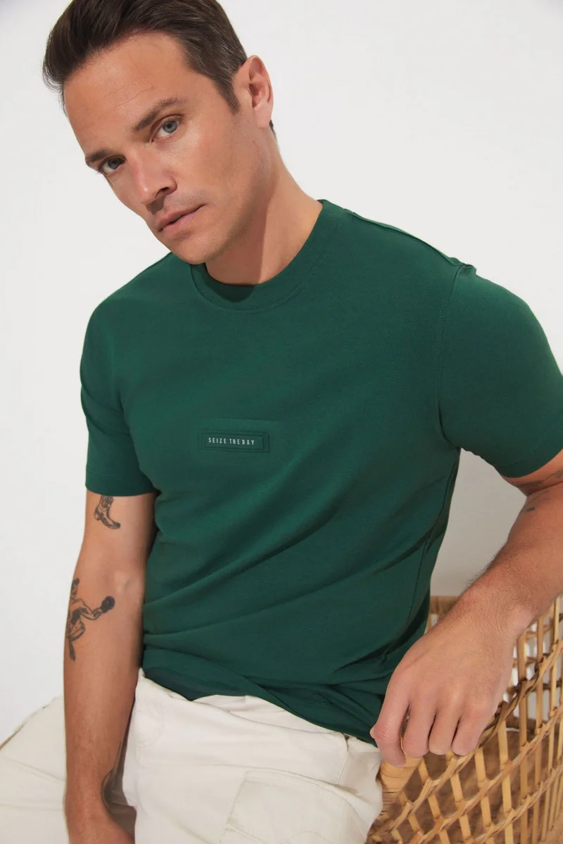 JUNE Men's Regular Fit Crew Neck T-Shirt