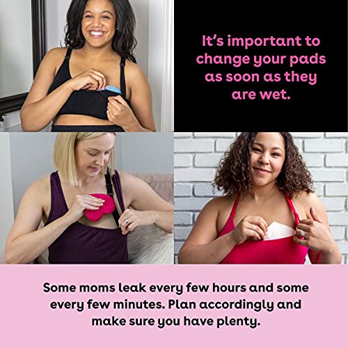 Bamboobies Women’s Nursing Pads, Reusable and Washable for Daily Use, Leak-Proof Pads for Breastfeeding, Pink, 12 Pads - Image 5