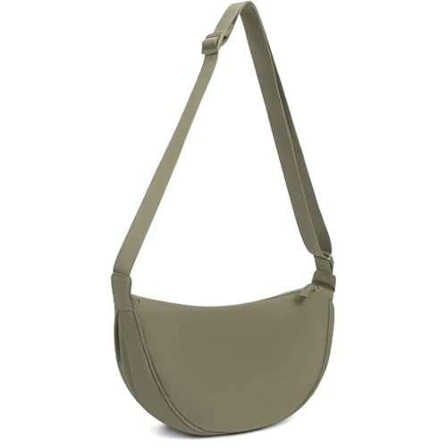 GUSTAVE® Crossbody Bags for Women and Men, Fashion Minimalistic Nylon Hobo Bag, Unisex Lightweight Shoulder Bag with Adjustable Strap, Water-Resistant, Compact Yet Spacious, 33x10x17cm - Image 1