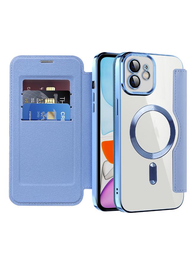 S-TOP Case For iPhone 13 Pro Shield Magsafe RFID Anti-theft Rhombus Leather Phone Case - Image 3