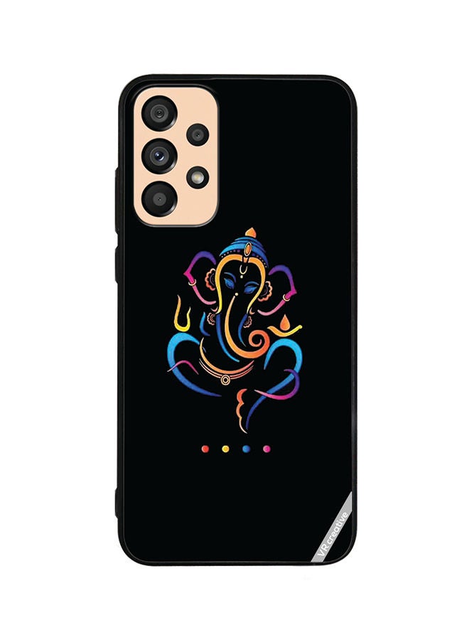 VR CREATIVE Protective Case Cover For Samsung Galaxy A72 Ganesh Ji Design Multicolour - Image 1