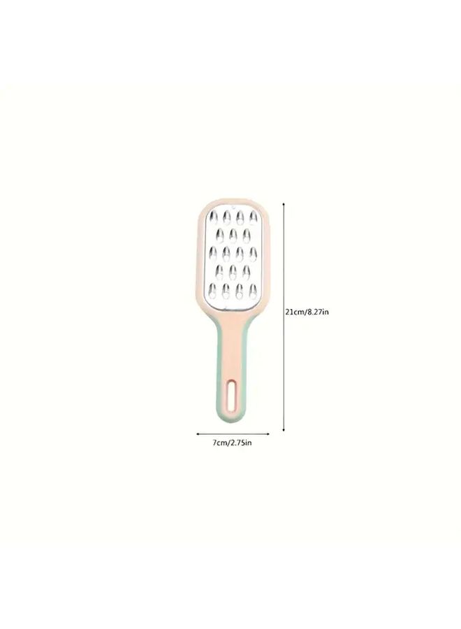 Stainless Steel Grater with Non Slip Rubber Handle For Cheese Vegetables Kitchen Tool - Image 3