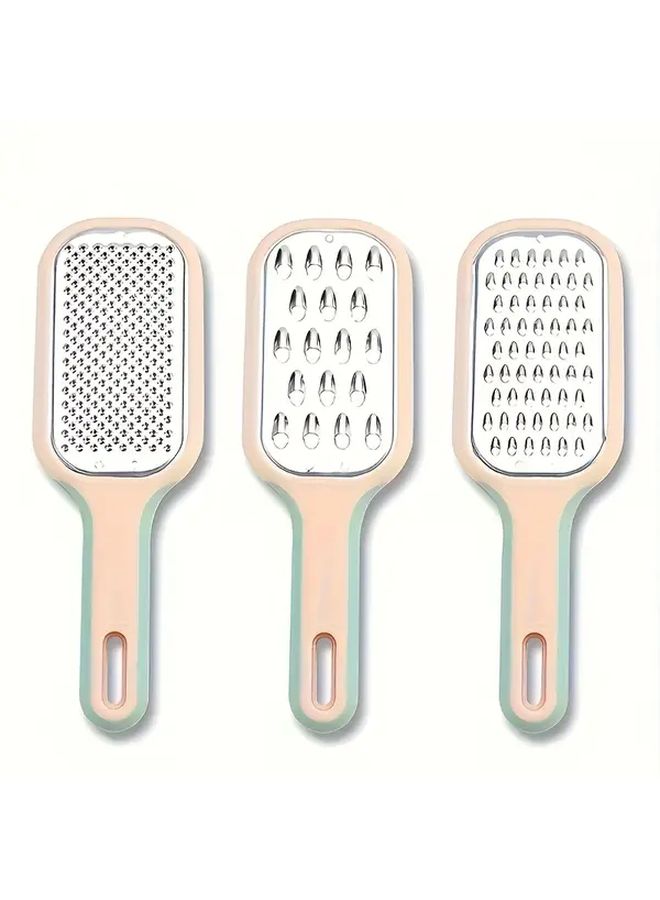 Stainless Steel Grater with Non Slip Rubber Handle For Cheese Vegetables Kitchen Tool - Image 4
