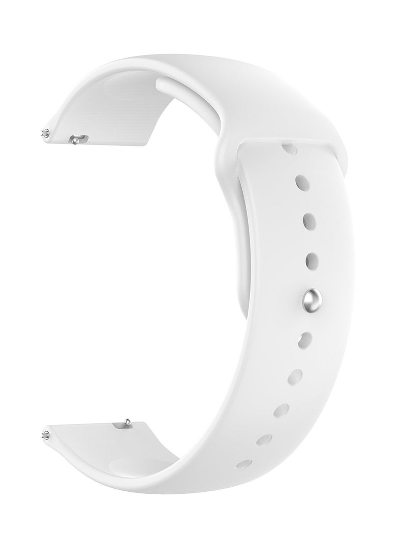 FITME Clip Silicone Band For Galaxy Watch 3 / Galaxy Watch 4 / Galaxy watch 5 / Galaxy watch 5 pro / Galaxy watch 6 / Galaxy watch 7 (20mm) - Image 1