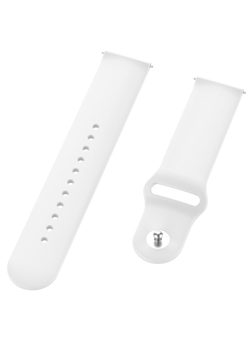 FITME Clip Silicone Band For Galaxy Watch 3 / Galaxy Watch 4 / Galaxy watch 5 / Galaxy watch 5 pro / Galaxy watch 6 / Galaxy watch 7 (20mm) - Image 2