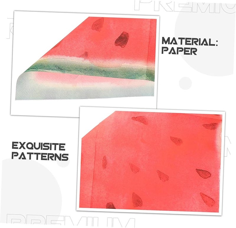 40pcs Watermelon Pattern Paper Napkins Strong Absorbent Skin Friendly for Birthday Party Holiday Dinner - Image 5