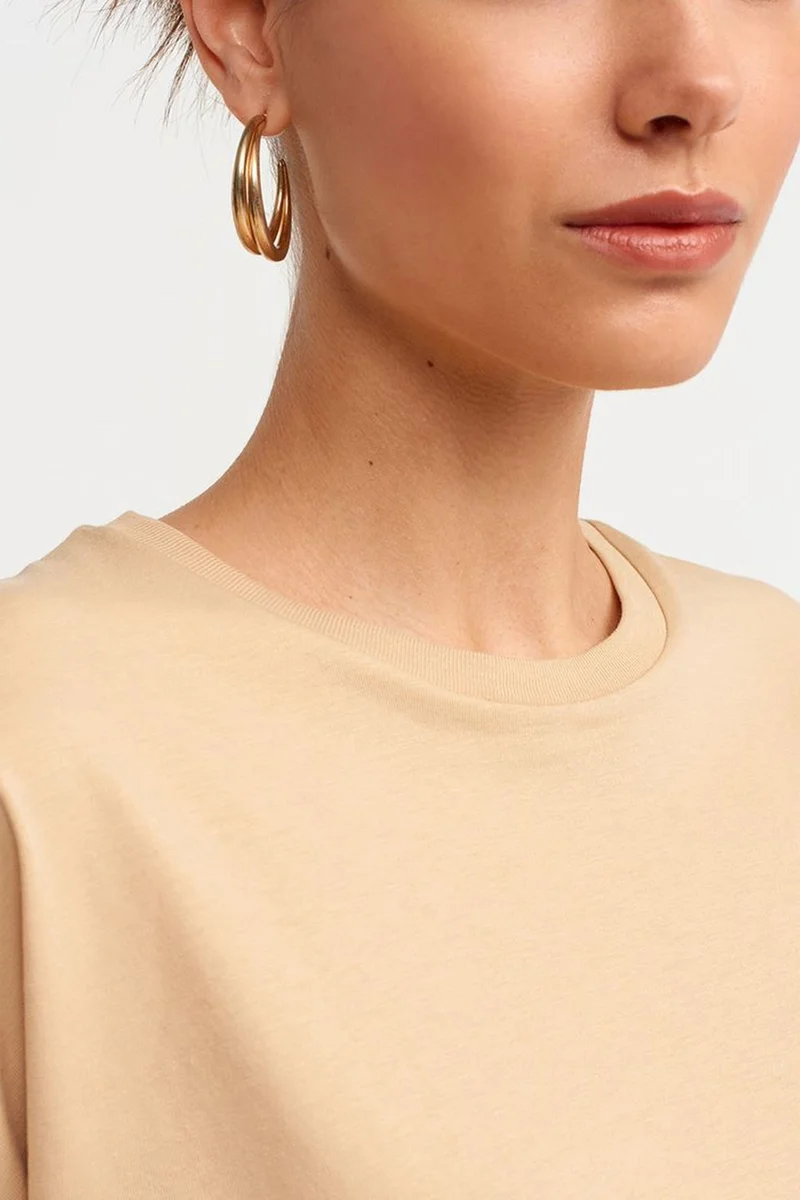 Dilvin DILVIN Women's Cotton Crew Neck T-Shirt