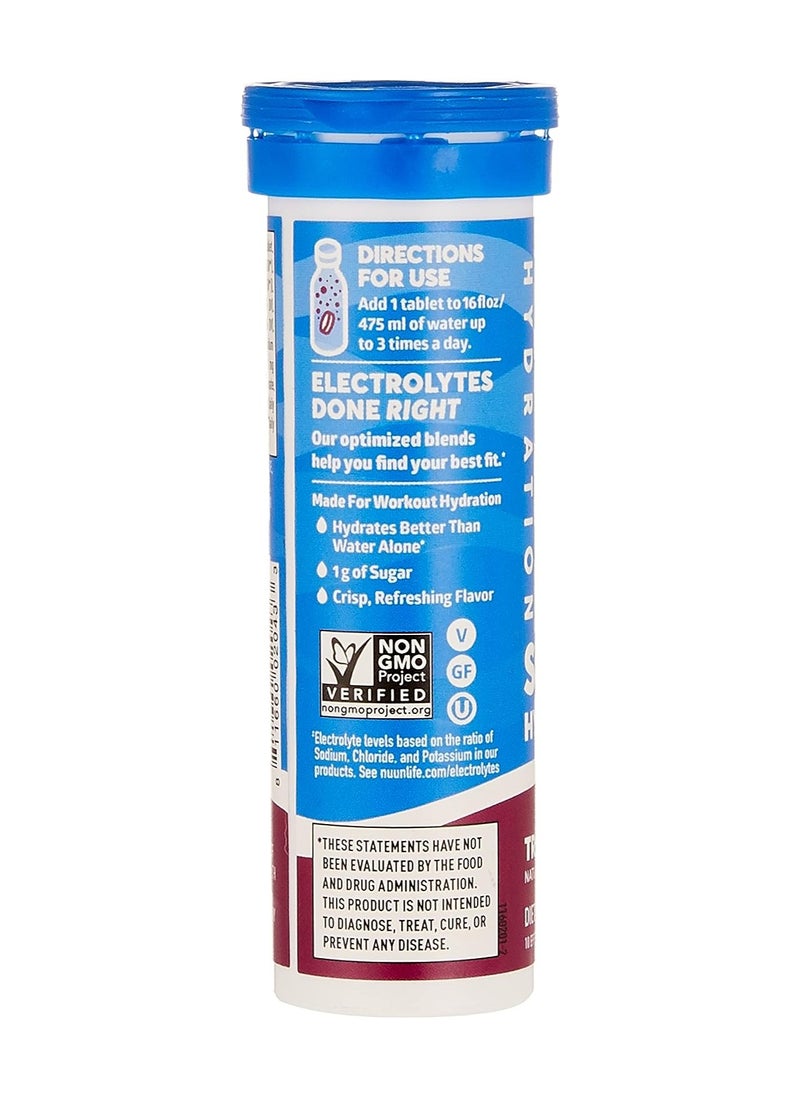 نون Nuun Active: أقراص مشروبات معززة بالكهرباء ثلاثية التوت، 10 أقراص  - Image 3