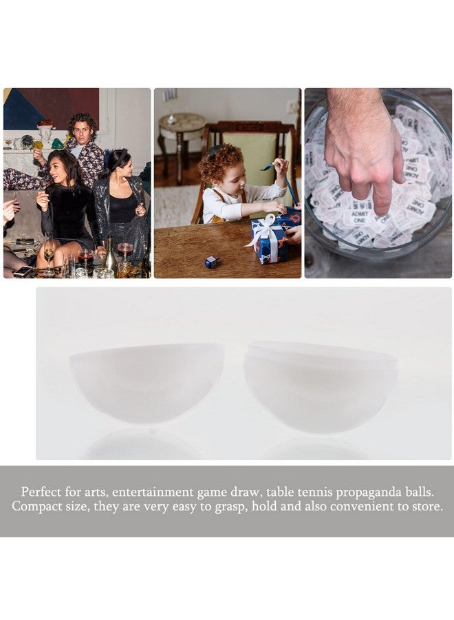 Hemoton Bingo Game Balls 25pcs Balls Raffle Balls Bingo Balls with No Number Plastic Hollow Balls 40MM Raffle Drawing Balls - Image 5