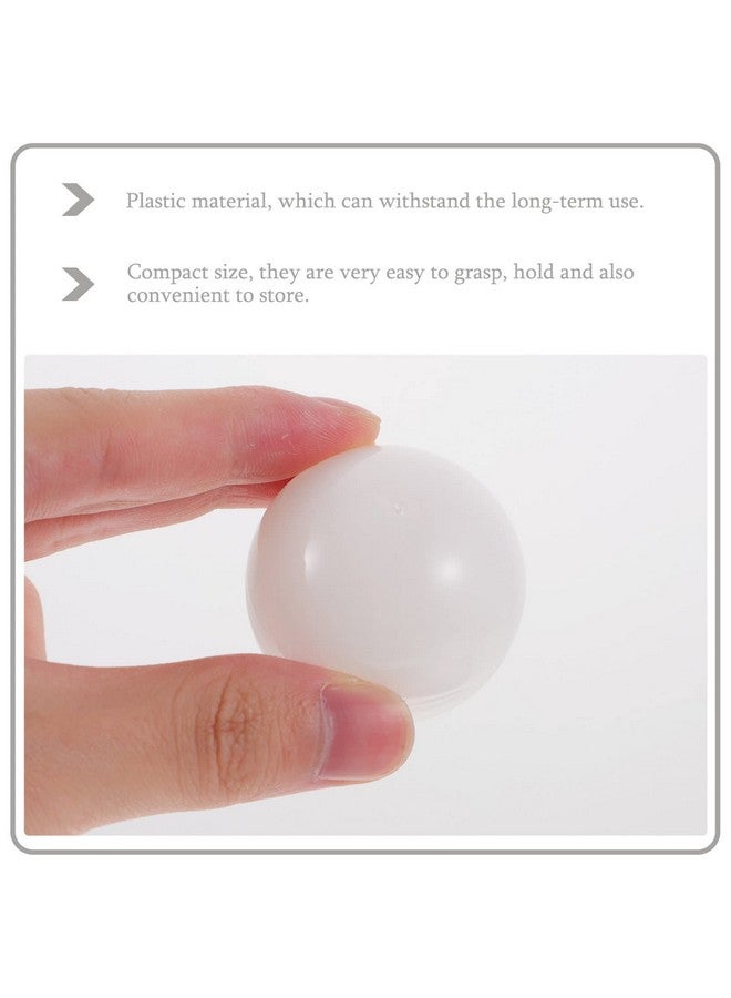 Hemoton Bingo Game Balls 25pcs Balls Raffle Balls Bingo Balls with No Number Plastic Hollow Balls 40MM Raffle Drawing Balls - Image 3