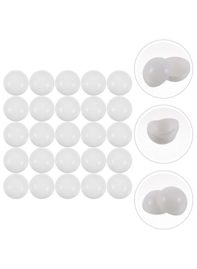 Hemoton Bingo Game Balls 25pcs Balls Raffle Balls Bingo Balls with No Number Plastic Hollow Balls 40MM Raffle Drawing Balls - Image 4