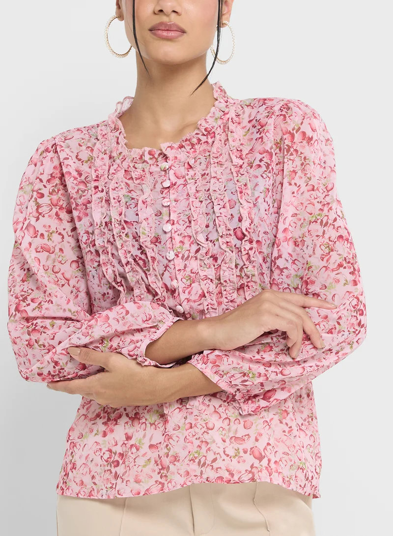 ايلا Ditsy Print Blouse