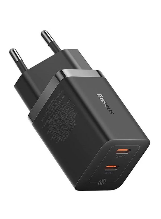 Baseus OS-Baseus GaN5 Pro Fast Charger C+C 40W EU Black - Image 2