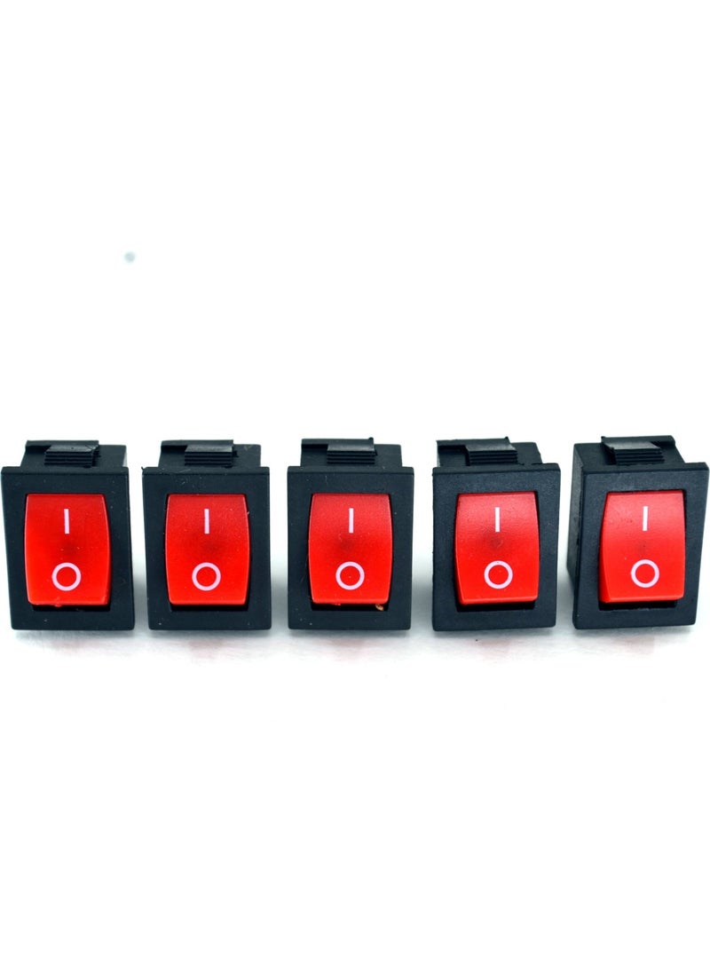 Man 5 Pieces Rectangular Red Electric Switch 1-0 Non-Illuminated Rocker 12V-220V - pzsku/Z28D87FF1DF0554616758Z/45/_/1740620072/f7f94fce-da6e-4389-978f-b6442b756407