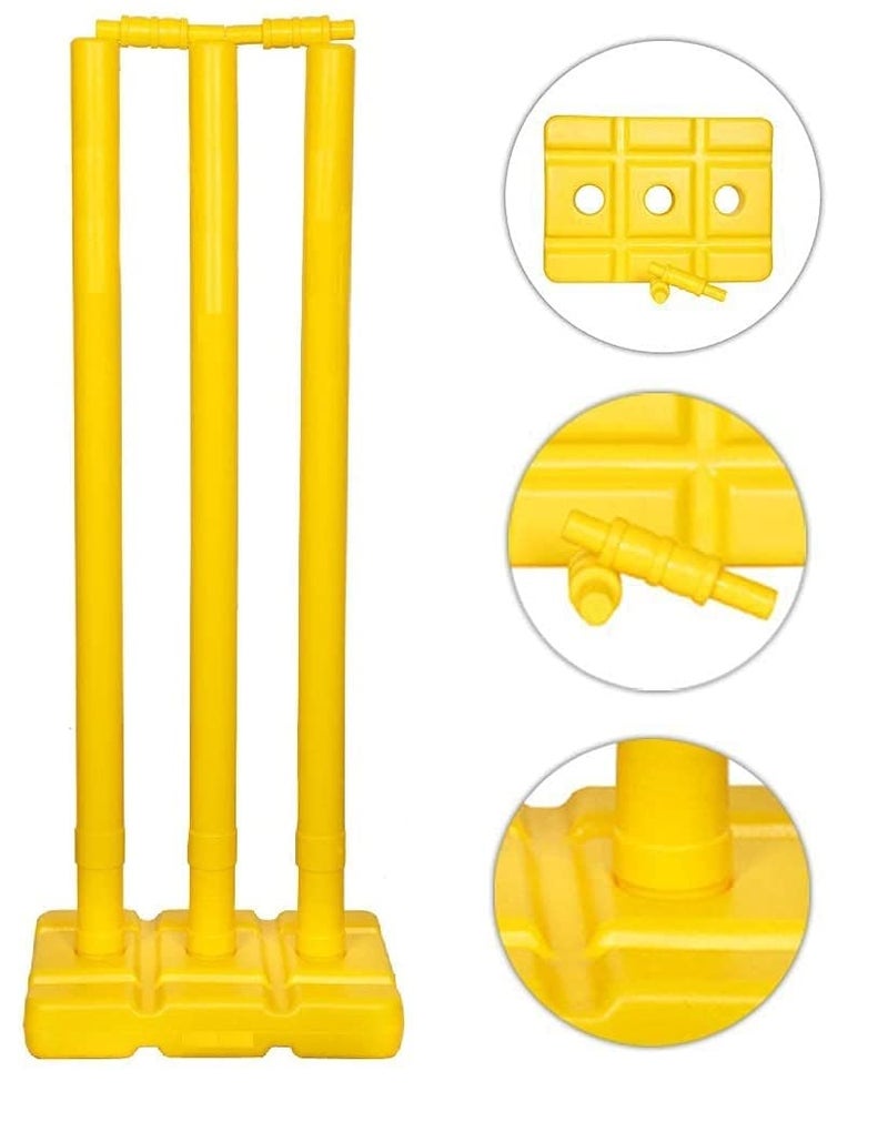 PMG Popular Willow Cricket Bat with PVC Wicket Set & 1 Tennis Ball for Kids, Boys, Girls, Men, Wood (Size 4 Age 8-11 Years) - Image 4