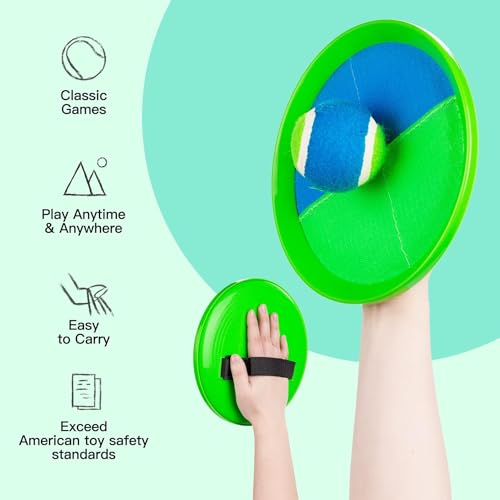 Chocozone Toss & Catch Ball Game Indoor & Outdoor Toys for Kids Pool Toys for 4 5 6 7 8 9 Years Old Boys & Girls - Image 2