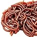 Cotiny 60 Pieces Fake Earthworm Faux Trick Toy Plastic Soft Stretchy Realistic Earthworms Simulated Fishing Lures Baits for Halloween Decoration - Image 3