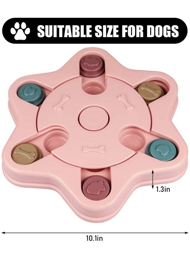 موزع طعام للكلاب بتصميم دائري لتدريب الذكاء والتغذية البطيئة، وعاء طعام غير قابل للانزلاق مصمم لجميع سلالات الكلاب والقطط - Image 2