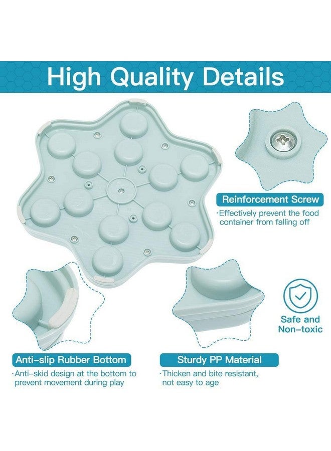 موزع طعام للكلاب بتصميم دائري لتدريب الذكاء والتغذية البطيئة، وعاء طعام غير قابل للانزلاق مصمم لجميع سلالات الكلاب والقطط - Image 3