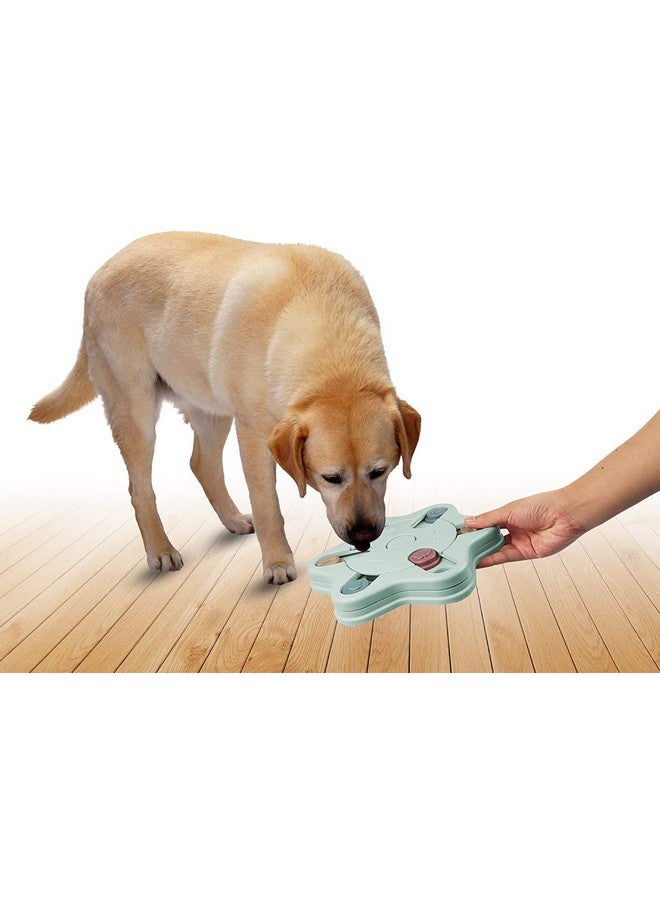 موزع طعام للكلاب بتصميم دائري لتدريب الذكاء والتغذية البطيئة، وعاء طعام غير قابل للانزلاق مصمم لجميع سلالات الكلاب والقطط - Image 5