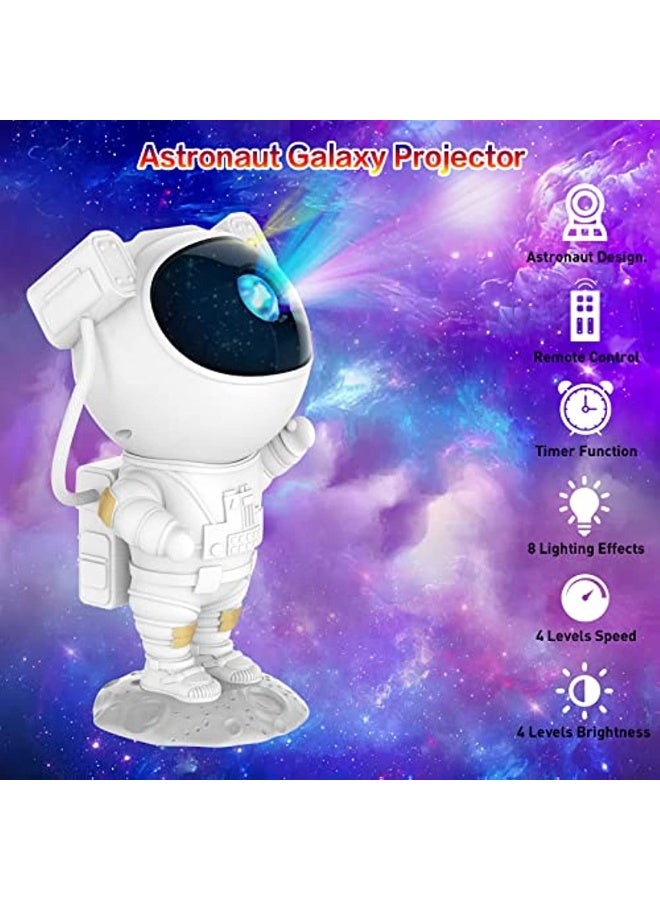 Astronaut Galaxy Projector Starry Sky Night Light Star Projector with Nebula Timer and Remote Control Starry Lamp for Bedroom and Ceiling Projector  - Image 4