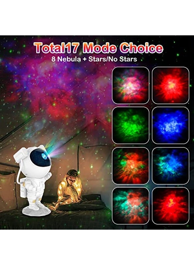 Astronaut Galaxy Projector Starry Sky Night Light Star Projector with Nebula Timer and Remote Control Starry Lamp for Bedroom and Ceiling Projector  - Image 3