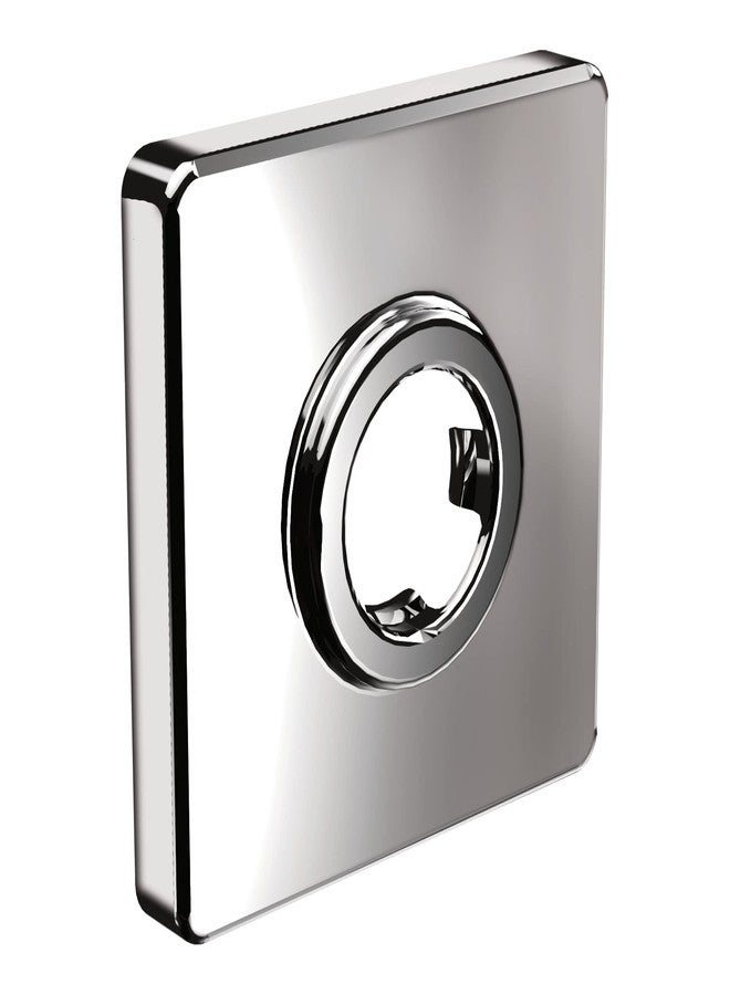 Moen 147572 Modern Square Shower Arm Flange, Chrome - Image 1