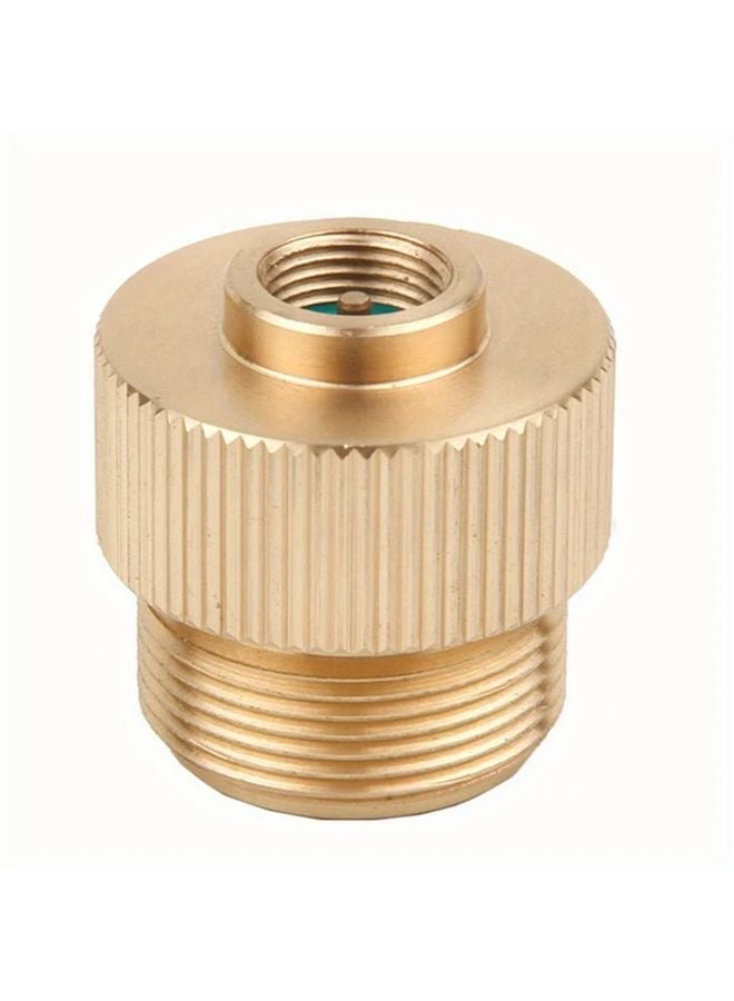 URTUE Heavy Duty Camping Stove Gas Tank Adapter Valve Leak Proof Aluminum Alloy - Image 1