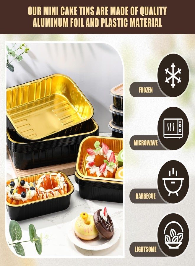 Funnymoom 30 Pack Aluminum Pans with Lids Kit Includes 10 Pack 10x13 Half Size Oven Steam Table Tin Foil Pans Collocation 20 Pack 8.7x6 Disposable Baking Pan Chafing Trays - Image 4