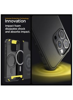 Spigen Spigen Rugged Armor MagFit Designed for iPhone 15 Pro Max Case Cover (2023) MagSafe Compatible - Matte Black  - Image 5