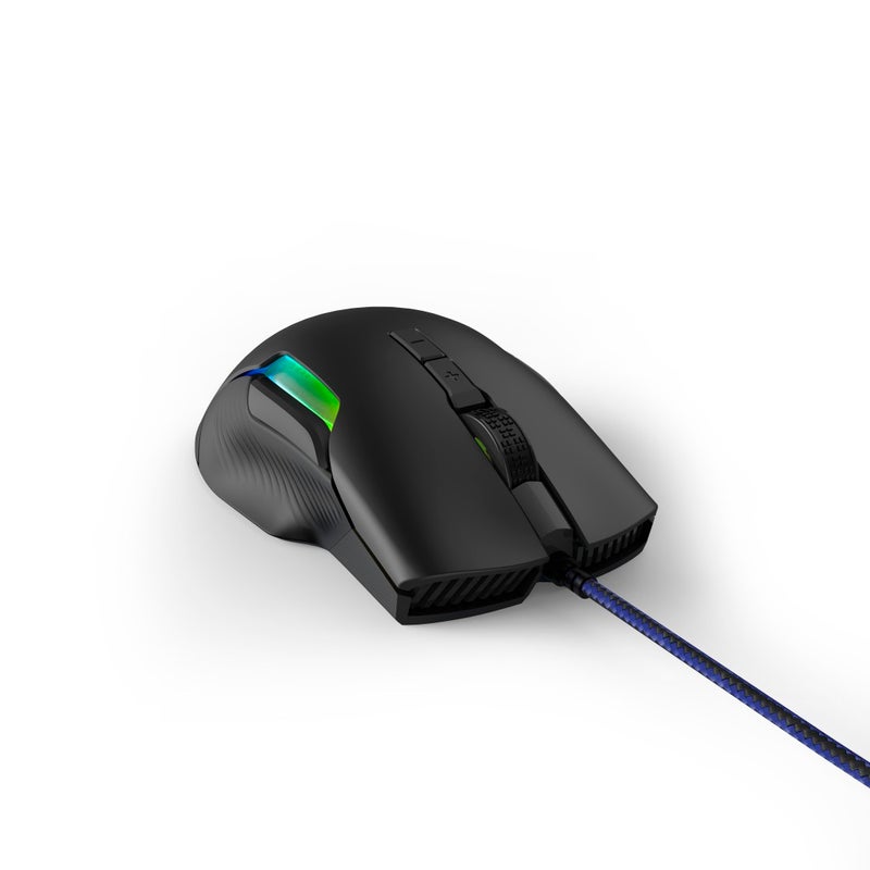 uRage Reaper 600 Professional RGB Gaming Mouse - 32000 DPI, Pixart PMW 3335, 8 Programmable Buttons - Black - Image 1