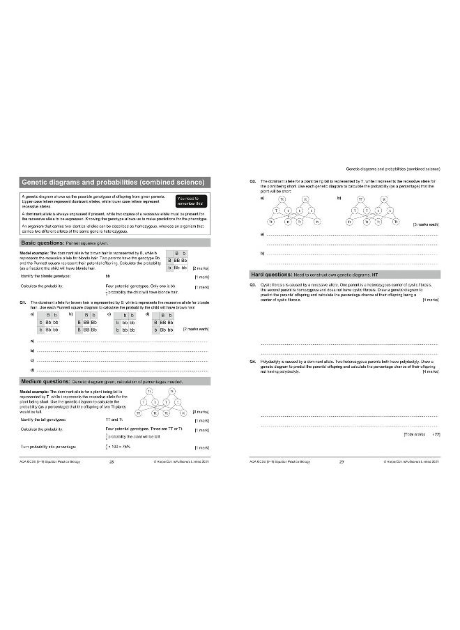 AQA GCSE Science 9-1 Equations Practice Pack  - Image 5