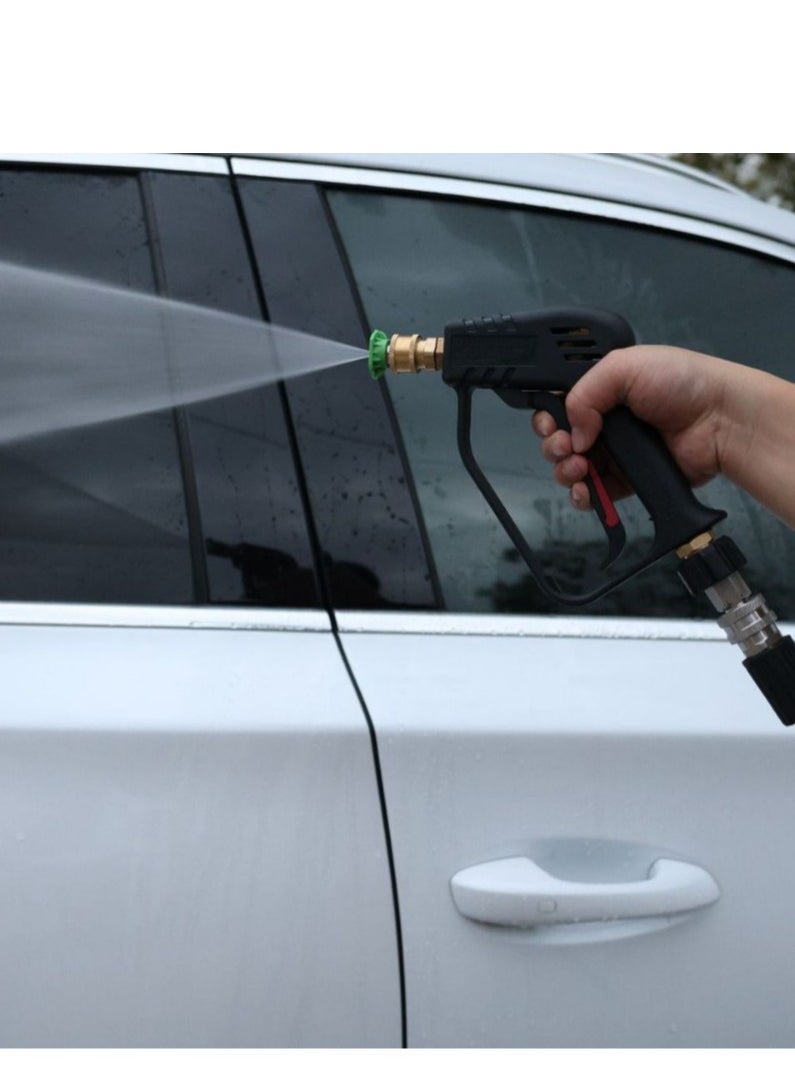 Generic High-Pressure Washer Gun With 1/4 Quick Connector And 4000 PSI, Multi-Angle Nozzle Set - Gun + 5 Spray Nozzles  - Image 4
