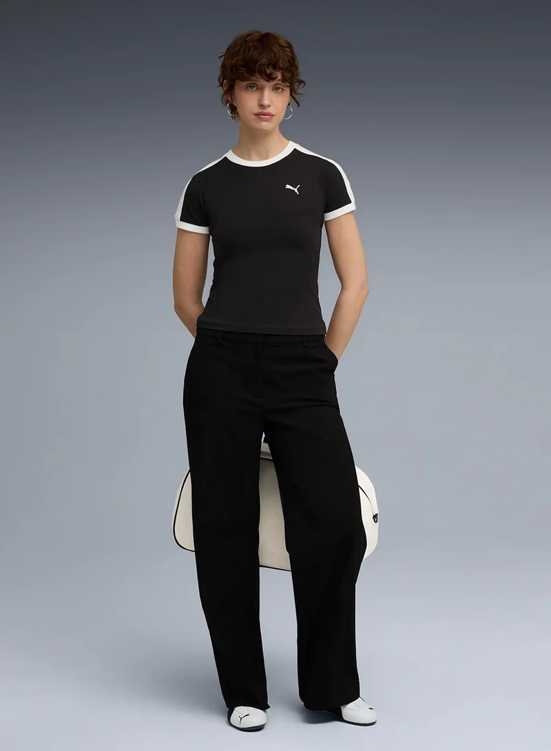 Puma puma black T7 Always On Slim T-Shirt for Women | Best Price UAE