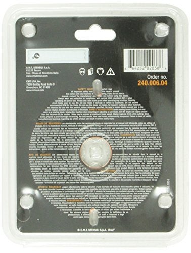 CMT ORANGE TOOLS CMT 240.006.04 Biscuit Joiner Blade, 4-Inch Diameter x 6 Teeth, PTFE-Coated. - Image 4