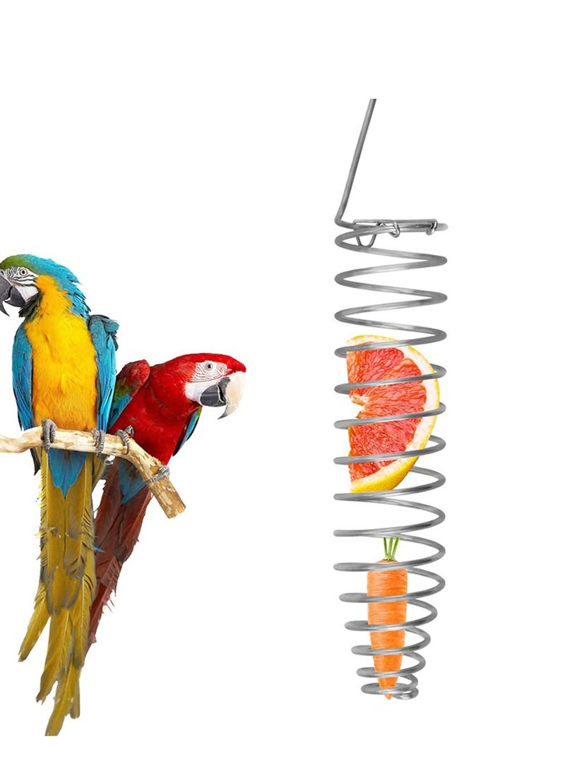 Bird Food Basket, Bird Food Holder, Fruit Vegetable Grain Parrots for Bird Parrots Feeders - Image 2