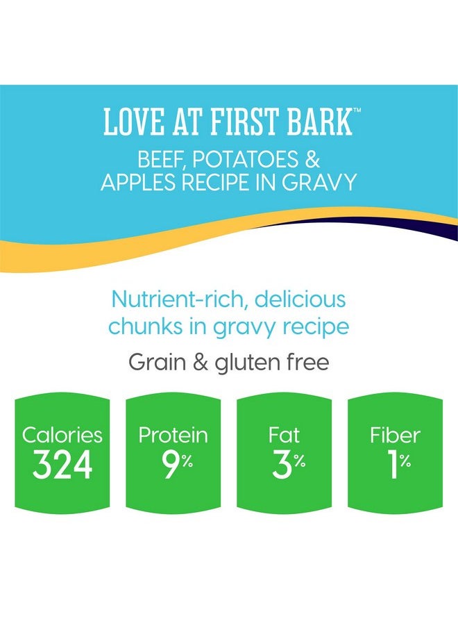 solid gold - Solid Gold Wet Puppy Food - Made with Real Natural Beef for Puppies- Love at First Bark Grain Free Canned Dog Food for Gut Health, Immune Support and Soft Skin & Coat - Image 1