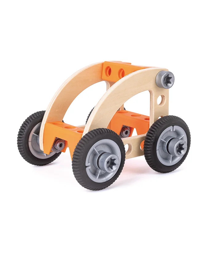 Hape Hape Build ’n’ Drive Car Set | Building and Construction Toy Car, For Kids Ages 3+ Years
