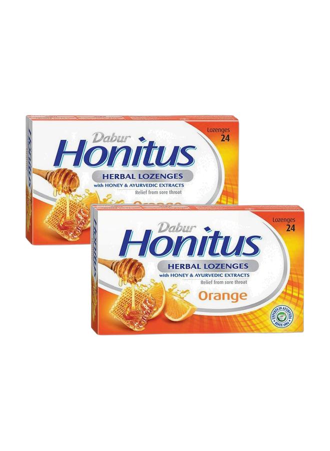 Dabur أقراص دابر هيربال هونيترس - برتقالية عبوة 2 - Image 1