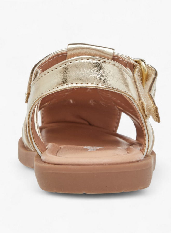 بيرفيت صنادل بنات بفيونكة وإغلاق بشريط لاصق - Image 4