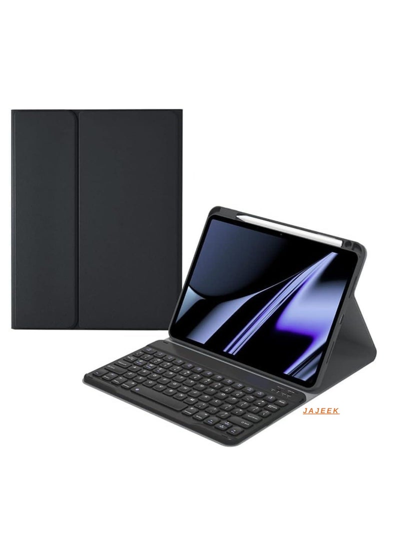 JAJEEK Keyboard Case for iPad 10th Generation 2022, Detachable Magnetic Wireless Keyboard with Pencil Holder, Slim Protective Case for iPad 10.9 inch (2022) A2696 A2757 A2777 (Black) - Image 1