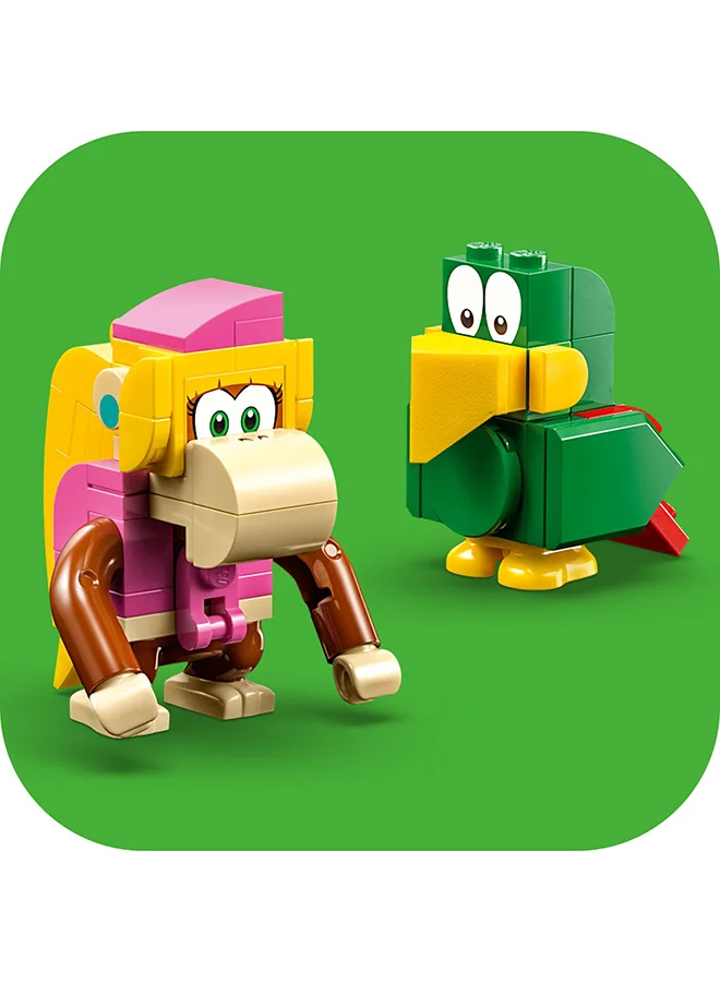 ليغو Super Mario Dixie Kong’S Jungle Jam Expansion Set 71421 Collectible Building Toy Set; Featuring 2 Brick-Built Characters; Fun Gift Playset For Kids Aged 7 And Over To Combine With A Starter Course (174 Pieces)